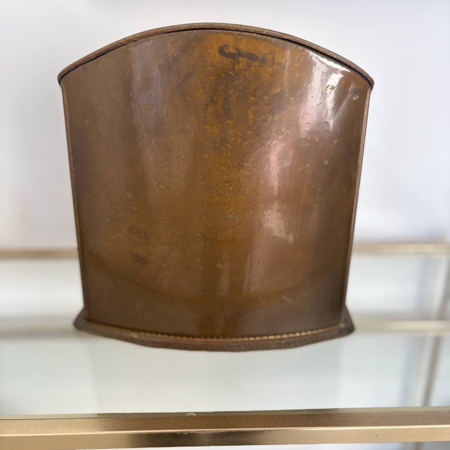 Brass Vintage Document magazine holder Hollywood Regency  MCM | Haus of Bazar |  Sydney