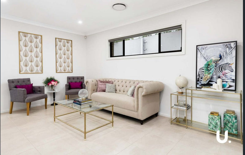 Eclectic Glam living